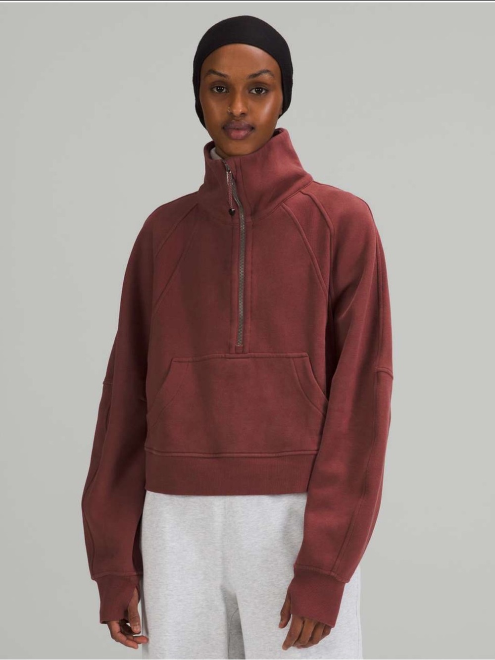 Lululemon Scuba Oversized Funnel Neck Half-Zip